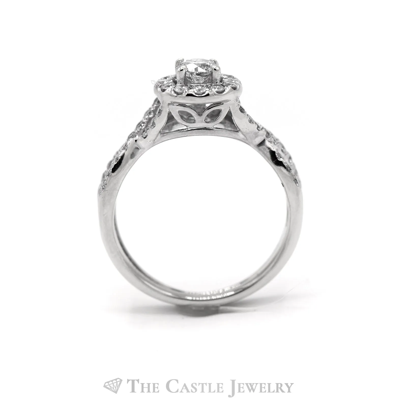 .75CTTW Round Diamond Bridal Set in 14KT White Gold