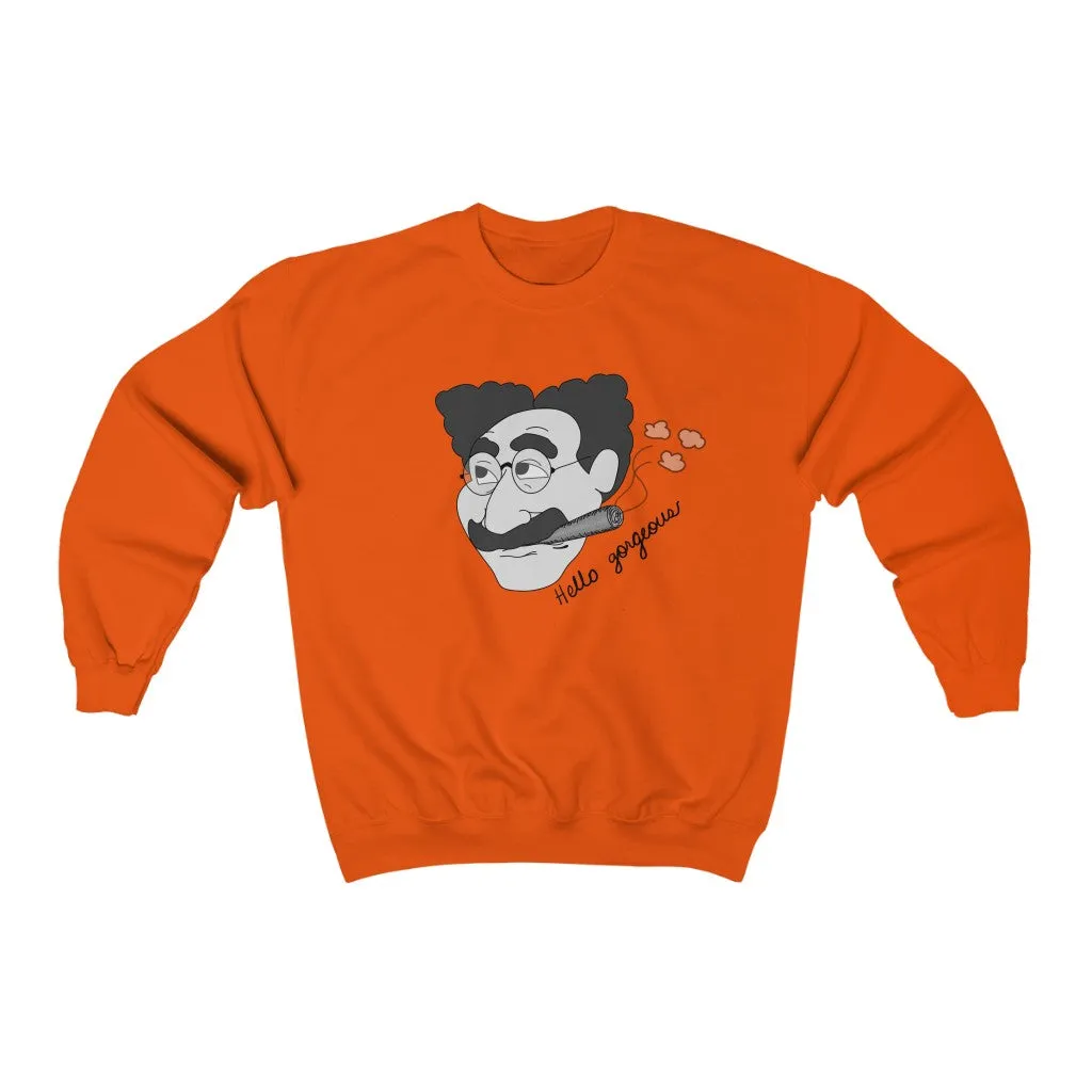 Hello Gorgeous Unisex Heavy Blend™ Crewneck Sweatshirt