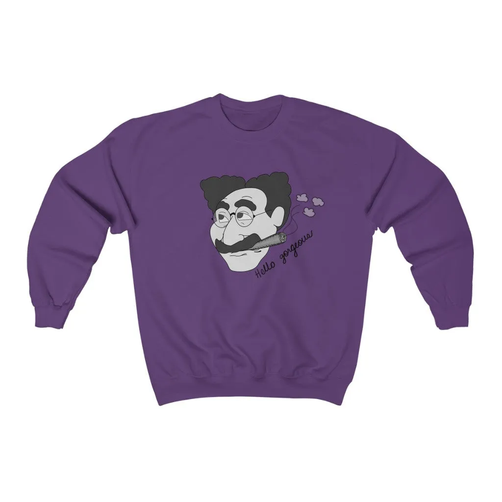 Hello Gorgeous Unisex Heavy Blend™ Crewneck Sweatshirt