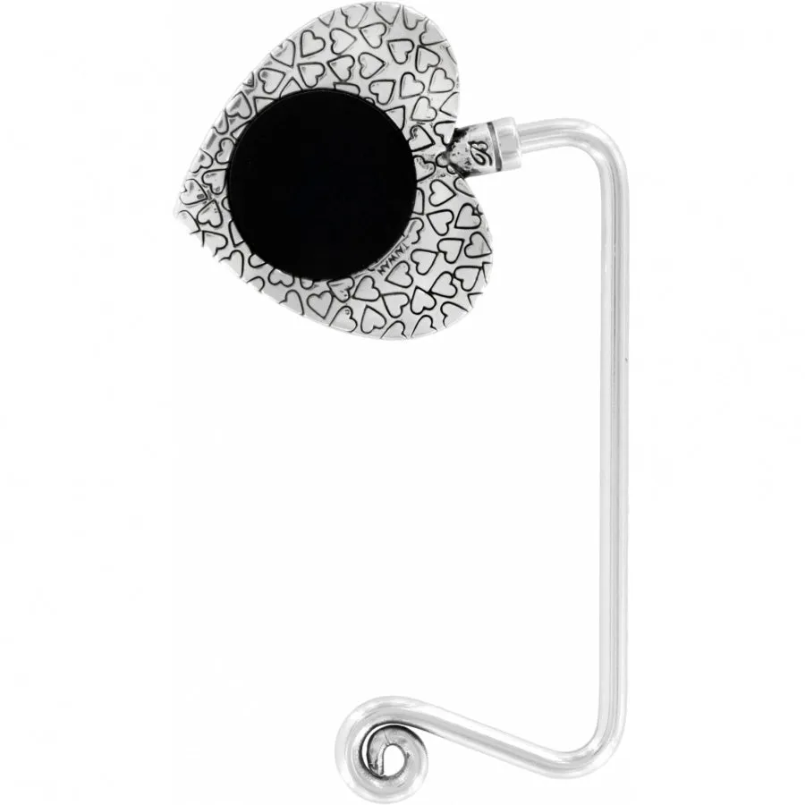 Women's Brighton | Heart On the Hook Handbag Hook | Silver